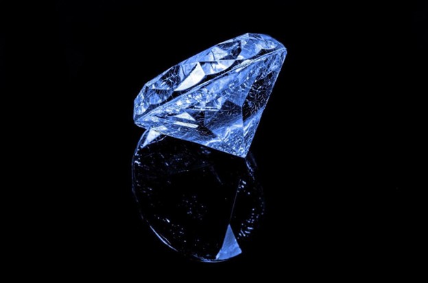 lab grown blue diamond